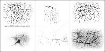 Cracked Brushes Photoshop