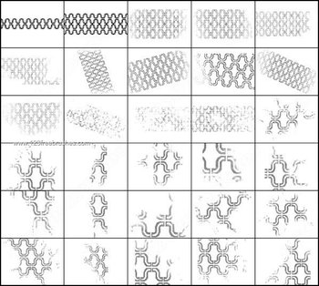 Curled Grunge Brushes for Photoshop 7