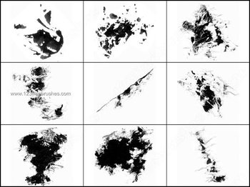 Splatter Design Photoshop