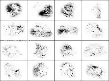 16 Grunge/Abstract Brushes Set