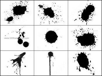 Ink Splatter Brushes Pack Photoshop