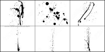 Free Ink Splatter Brushes Photoshop
