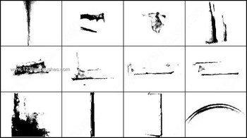 Grunge Line Shapes Brushes for Photoshop