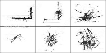 Ink Paint Strokes Spatter Brushes