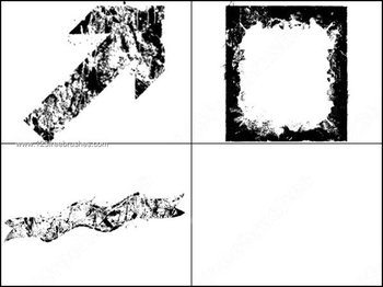Destroy Arrows – Banners – Shield – Frames Vector and Photoshop Brushes