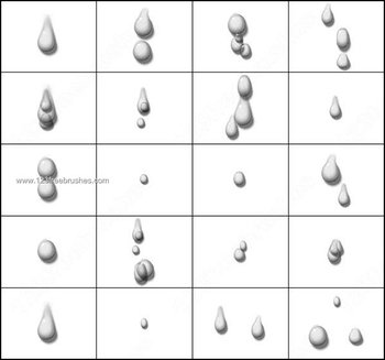 Raindrops Brushes Photoshop Free Download