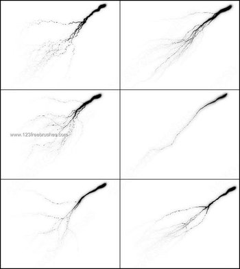 Free Lightning Brushes