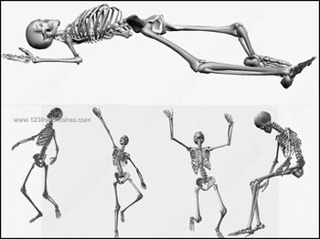 Skeleton Photoshop Brushes Free
