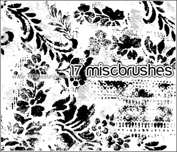 Grunge Floral Texture