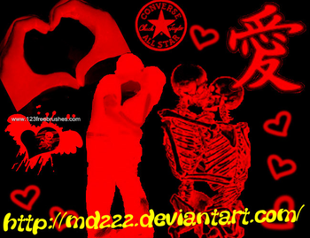 Kissing Skeleton