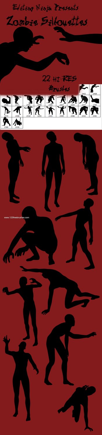 Zombie Silhouettes