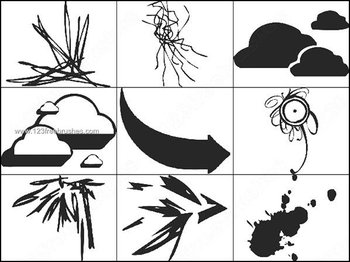 Scribble – Arrows – Clouds Brushes