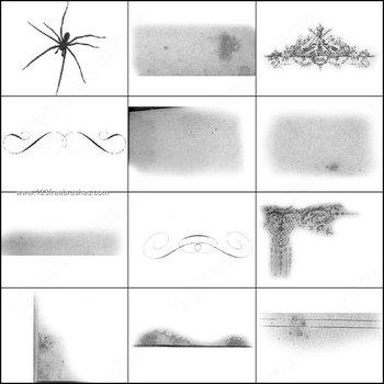 Photoshop Swirl Brushes – Spider – Ornaments