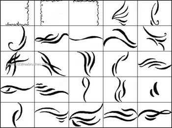 Abstract Wave Brush