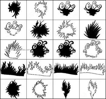 Flames and Fire Photoshop Brushes