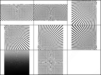 Abstract Sunburst Brushes