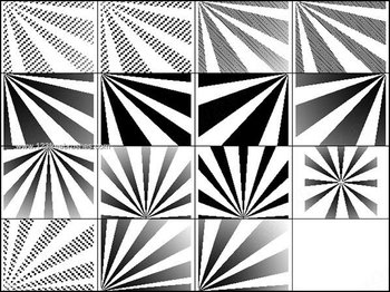 Abstract Sunburst Brushes for Photoshop CS2