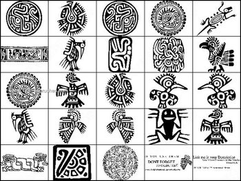 Free Aztec Mexican Decorative Photoshop Brushes