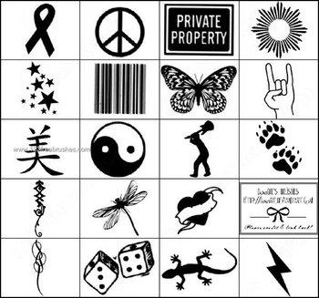 Free Download Tattoo Brushes – Butterfly – Dragonfly – Heart