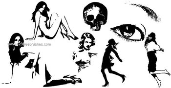 Mixed Free Vector and Photoshop Brush