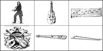Violinist and Violin Brushes