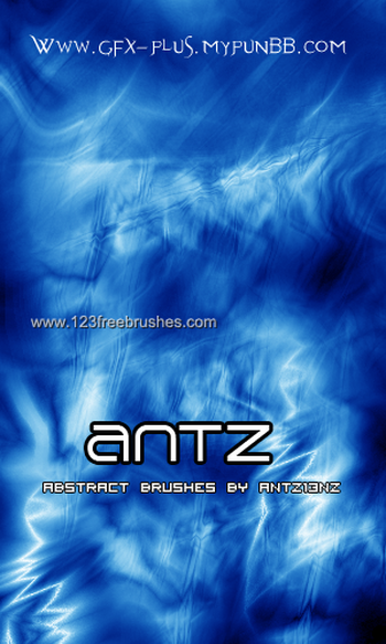 Abstract Blue Fractal