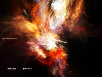 Abstract Glow Brushes