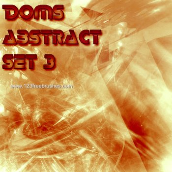 Abstract Background Brushes Set
