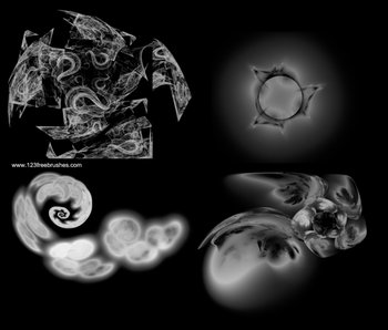 Abstract Border Brushes