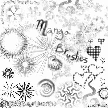 Abstract Design Brushes Photoshop