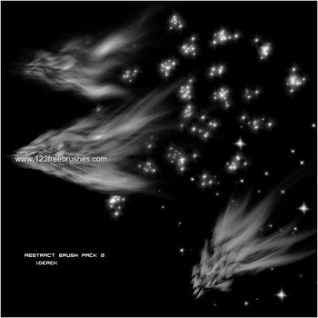 Download Abstract Glow Brushes Photoshop