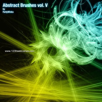 Fractal Brushes Set Photoshop