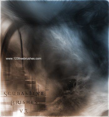 Download Abstract Glow Brushes Photoshop