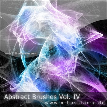 Abstract Light Brushes Gimp