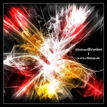 Abstract Light Brushes Gimp