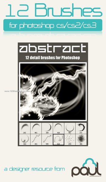 Fractal Brushes Set Photoshop