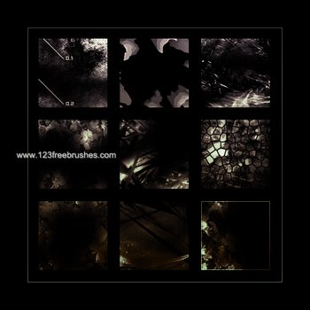 Abstract Glow Brushes