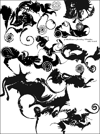 Abstract Brushes Cs3