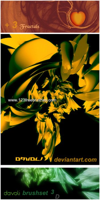 Abstract Glow Brushes Download