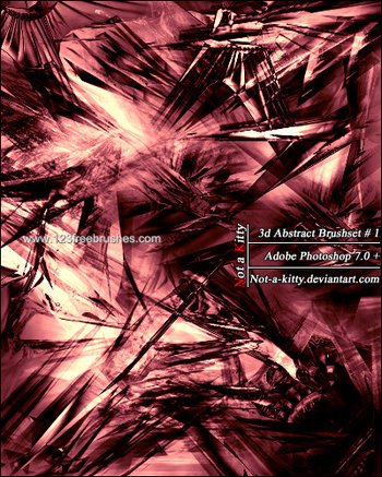 Abstract Fractal Red