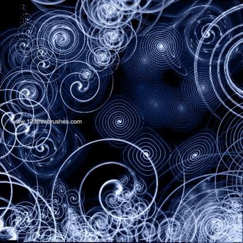 Abstract Fractal Spiral