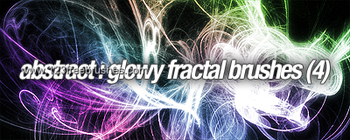 Abstract Glowy Fractal