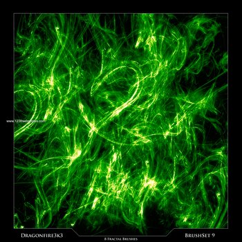 Abstract Green Fractal