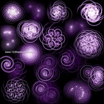 Abstract Spiral Fractal