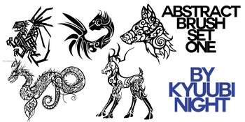 Abstract Tribal Animals