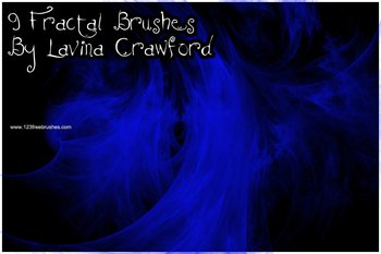 Dark Blue Fractal