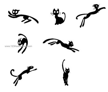 Cat Silhouettes
