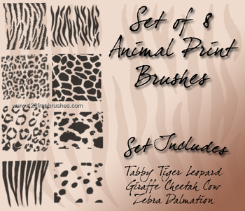 Tiger – Leopard – Giraffe – Cheetah – Cow – Zebra Print