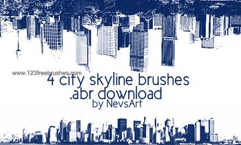 city skyline silhouettes