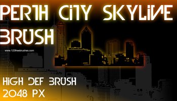 Perth City Skyline